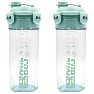 LocknLock 樂扣樂扣 Pro Shaker系列 搖搖杯, 薄荷色, 690ml, 2個