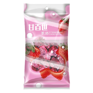 甘百世 凱撒草莓巧克力糖 精心調製香濃巧克力, 150g, 1袋