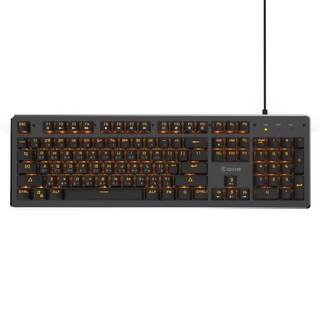 DIKE Hawk背光青軸機械鍵盤 電競多媒體, 黑色, DGK900BK, 青軸