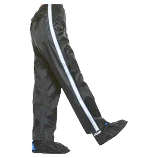 JUMP 將門 雙反光防水褲 3XL, 機車騎士必備, 高係數反光條, 男女通用, 黑色