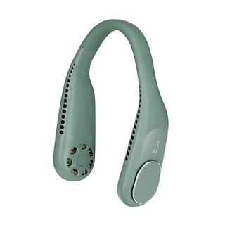 Kinyo 無葉渦輪隨行頸掛扇, UF373G, 綠色