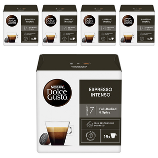 NESCAFE 雀巢咖啡 Dolce Gusto 中度烘焙濃咖啡膠囊, 7g, 16個裝, 5組