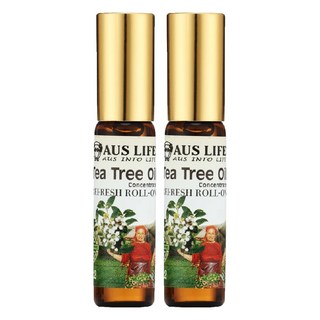 AUS LIFE 澳思萊 茶樹滾珠精油 清涼舒暢隨身小物, 5.3ml, 2瓶