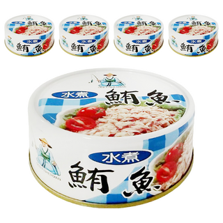 同榮 水煮鮪魚, 180g, 5罐