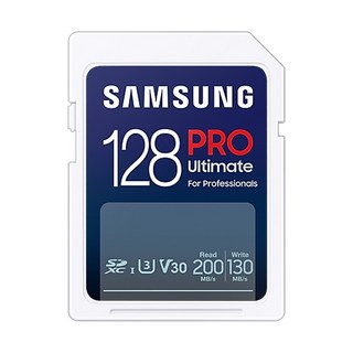 SAMSUNG 三星 2024 PRO Ultimate SD 記憶卡 單眼/數位相機/攝影機/筆電, 128GB, 1個