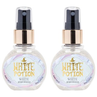 BODYHOLIC 愛情靈藥身體髮香噴霧 White Potion 混合佛手柑、鳶尾和麝香香味, 50ml, 2瓶