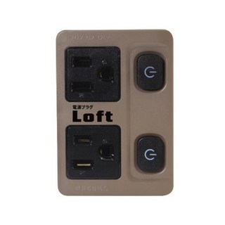 Dr.AV 聖岡科技 工業風 節電2開2插分接器, 1個