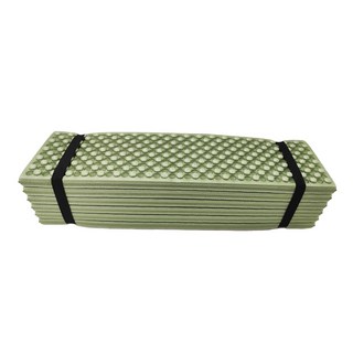 超輕量露營登山折疊蛋殼鋁箔睡墊, 30 x 30 x 45cm, 綠色