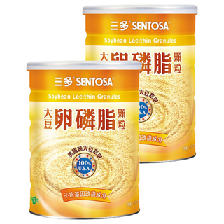SENTOSA 三多 大豆卵磷脂顆粒 100%美國大豆萃取 不含基因改造成分, 300g, 2罐