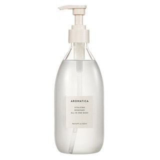 AROMATICA 艾瑪植萃 多合一沐浴露 迷迭香味, 500ml, 1個