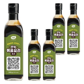 Back Cook 白鍾元的萬能炒醬, 5個, 340g