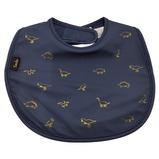 Simba 小獅王辛巴 好吃防水圍兜, 恐龍樂園藍, 1件, 1件