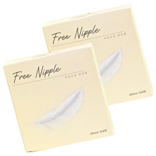 男女適用胸貼 48mm 104枚入, 2個