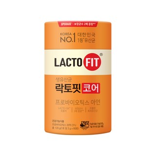 Chong Kun Dang 鍾根堂 LACTO-FIT Core益生菌隨身包 60條入, 120g, 1罐