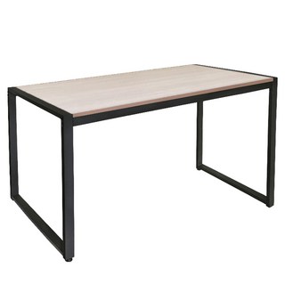 USEFUL DESIGN 悠室屋 Loft 卡爾職人工作桌, W128xD60xH75CM, T127, 1個, 黑色 + 木色