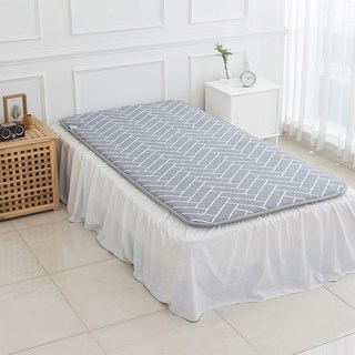 한일의료기매트 카본 탄소매트, 01 헤링본 그레이, 싱글(200cm x 100cm x 두께 2.5cm)