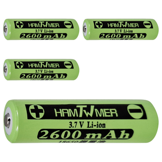 TWHAMMER 焊馬 可充電式鋰單電池 2600mAh CY-H5109, 4個, 1入