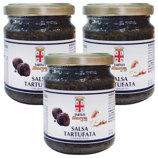 TARTUFI Morra 阿爾巴松露世家 夏季松露蘑菇醬, 200g, 3罐