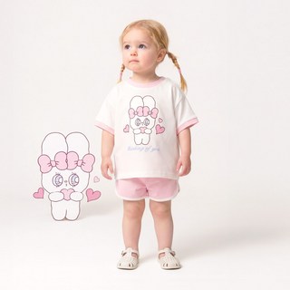 Esther Bunny Little 可愛俏皮兔子上下衣套裝