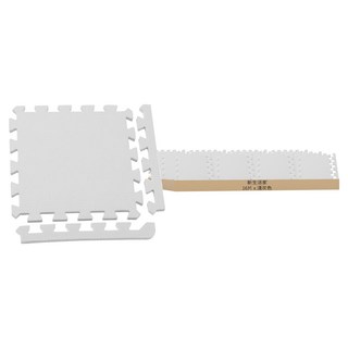 新生活家 厚防護巧拼地墊 莫蘭迪, 淺灰色, 16片