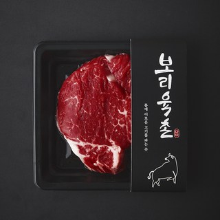 보리육촌 국내산 소고기 안심 2등급 (냉장), 200g, 1개