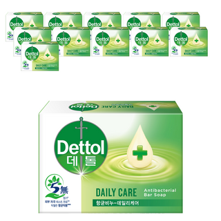 데톨 향균비누 데일리케어, 100g, 12개입