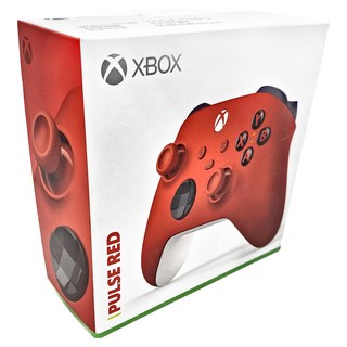 Microsoft 微軟 XBOX 無線控制器, 防滑發射鍵, 混合式方向鍵, 脈衝紅, 1盒, 1914
