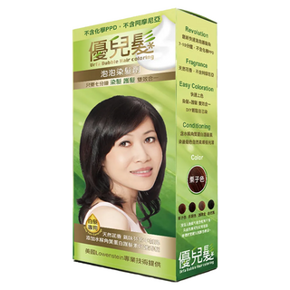 優兒髮 美魔女泡泡染髮劑, 栗子色, 1盒