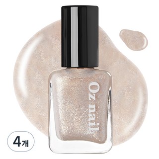 Oz nail 閃耀心情指甲油, 52 金沙海灘, 8ml, 4個