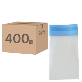 Green Vinyl 自黏式透明OPP袋, 400個裝