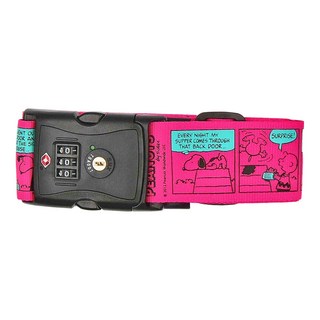 PEANUTS 花生漫畫 Snoopy 行李束帶+TSA鎖