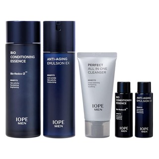 IOPE 艾諾碧 男士BIO抗衰老護膚2件組 - 美白改善皺紋，多重功效, 1組