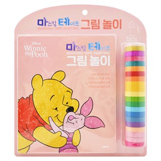 Hm Plus Hope Note 紙膠帶拼貼套組，小熊維尼款，Set, 1組