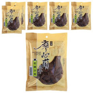 大溪廖心蘭豆干 老道沙茶, 110g, 6包