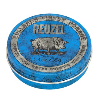 REUZEL藍豬超強水性髮油 Blue Pomade, 輕鬆塑造男士油頭造型 1.3oz / 35g, 1罐