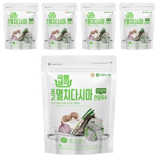 HAEMA 江原道 熬煮高湯塊 鯷魚花菇昆布風味, 5包, 70g