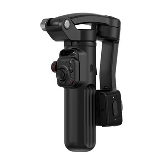 CYKE M02 手持雲台三軸AI補光穩定器 折疊便攜 磁吸遙控, 黑色, 1盒