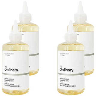 The Ordinary 甘醇酸7%去角質化妝水 240ml, 4瓶