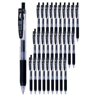 ZEBRA 斑馬牌 SARASA 夾式原子筆 0.5mm, 黑色, 3包