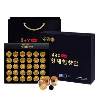 Chong Kun Dang 鍾根堂 皇帝沈香丹禮盒+提袋, 112.5g, 1盒