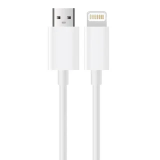 FUGU USB-A to Lightning 高速充電線, 1m, 白色, 1條