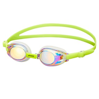 피닉스 아동 전용 미러 수경 PN-505JM, 라임, 1개