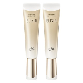 ELIXIR 怡麗絲爾 彈潤多效美肌乳 35ml SPF50+ PA++++ 美肌防護 妝前乳, 2條, 白色
