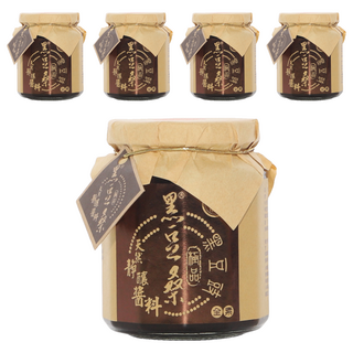 黑豆桑 極品純黑豆豉, 300g, 5罐