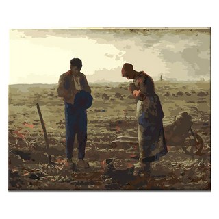 Momofix Painting DIY數字油畫 50 x 40cm, 米勒的晚禱, 1個