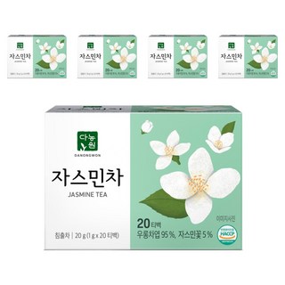 Danongwon 茉莉花茶包, 1g, 20包, 5盒