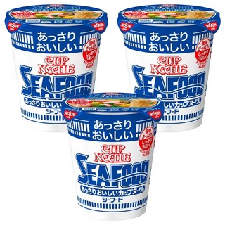 NISSIN 日清 CUP NOODLE 合味道 清爽海鮮杯麵, 3入