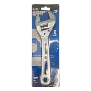 CHILI 10吋棘輪活動板手，最大承受280KG，開口34MM, 1個