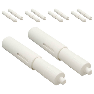 두진바스 욕실 휴지걸이봉, 화이트, 10개