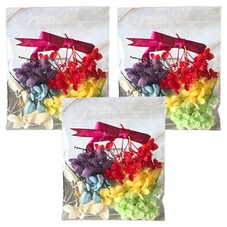 A-ONE 匯旺 浮游花DIY花材包3包 H15 燃情花漾 手工藝品裝飾 浪漫花束材料, H15 燃情花漾 彩色